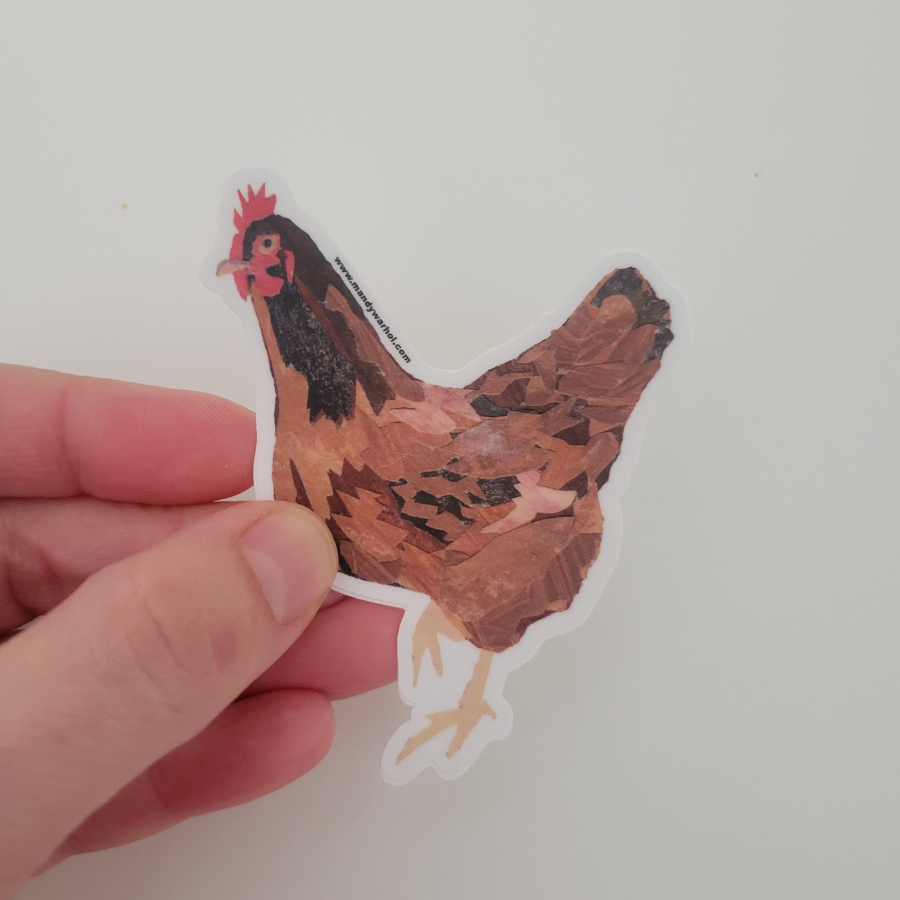 Red Hen Sticker